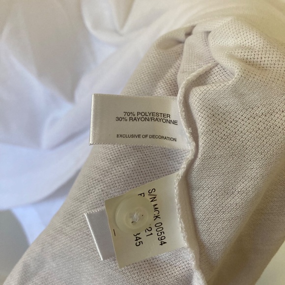 Men's Cutter & Buck White CB DryTec Golf Polo Shirt XL - Picture 9 of 10